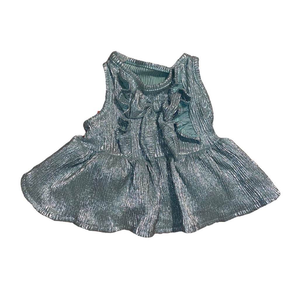 New🔸 Cute shinny teal dog dress
